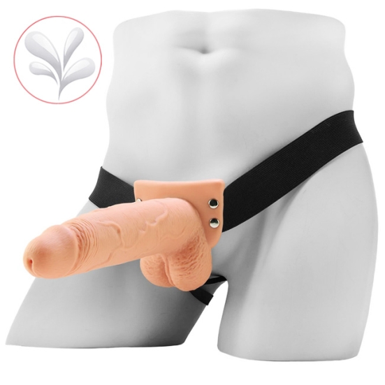 Страпон полый Pipedream 7.5&quot; Hollow Squirting